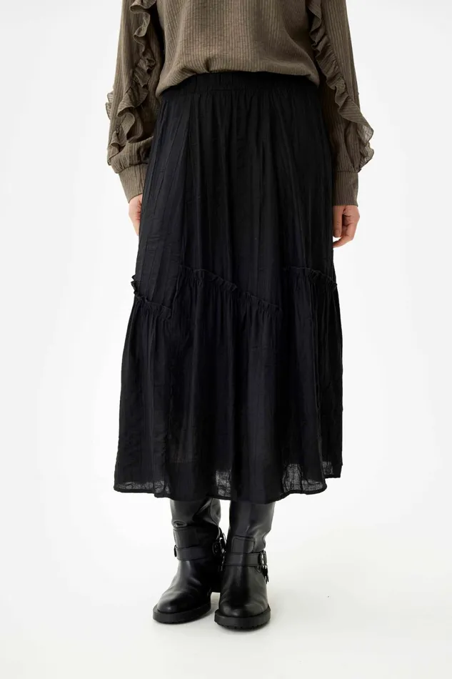 FALULA SKIRT 16403 999 Black 999 Women IN FRONT SKIRTS