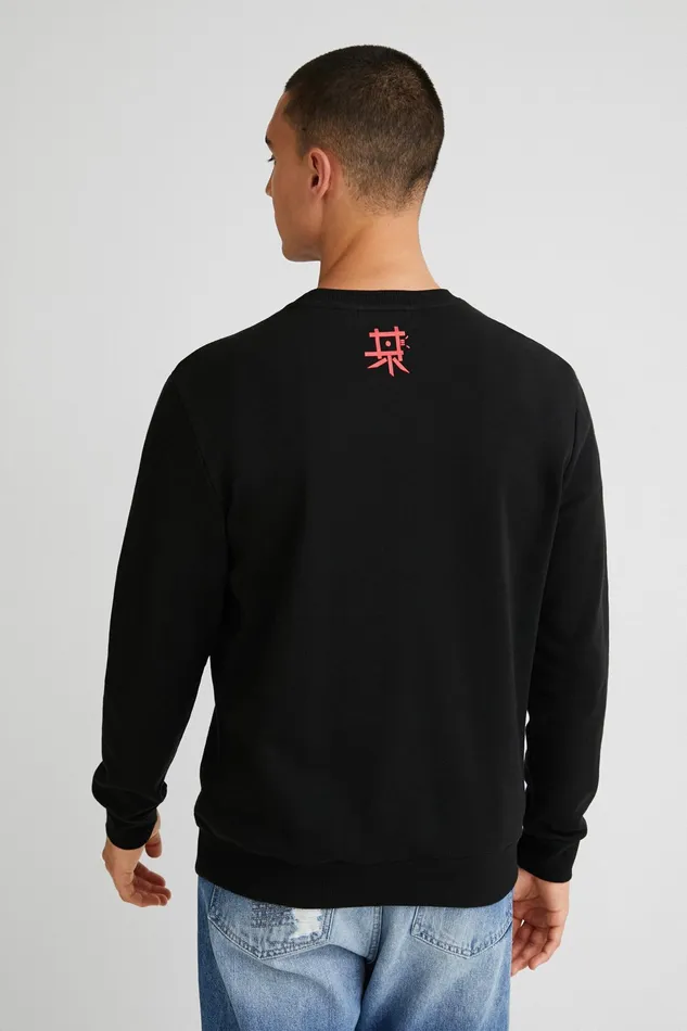 Feline Sweatshirt Mens Desigual Sweaters and Sweatshirts