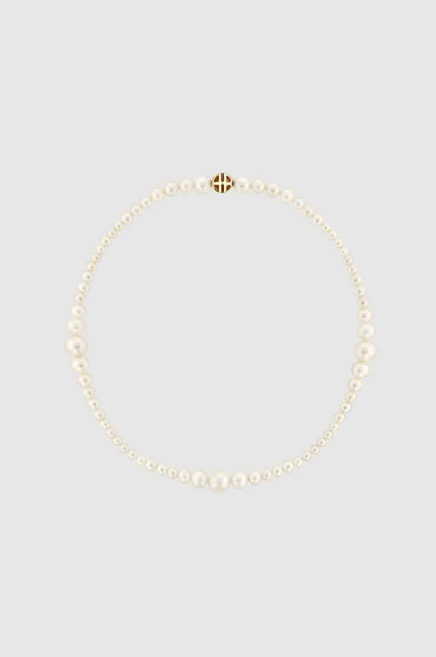 Fine Jewelry Women ANINE BING Gradual Pearl Necklace 8211 14k Gold