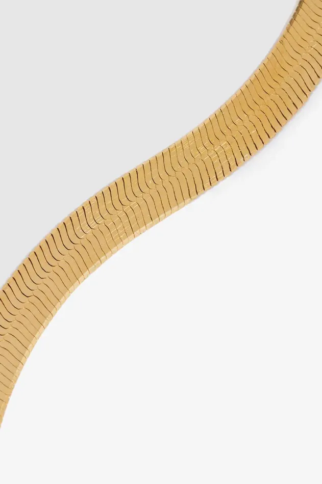 Fine Jewelry Women ANINE BING Ribbon Coil Necklace In Gold ANINE BING