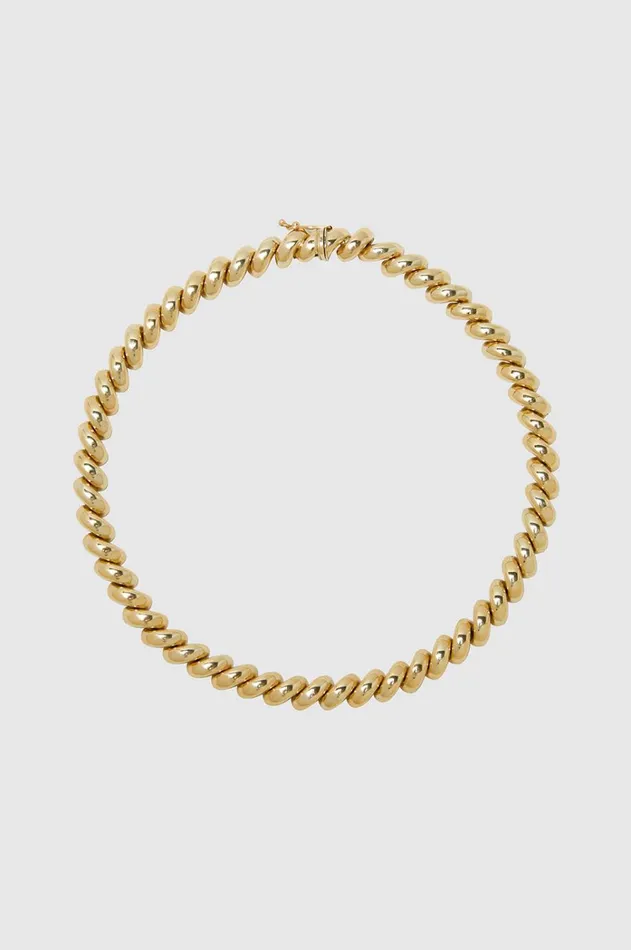 Fine Jewelry Women ANINE BING Spiral Necklace 8211 14k Gold