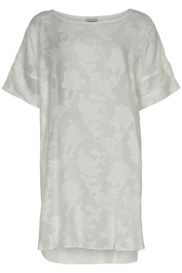 FINE TUNIC 15087 020 Off White 020 Women IN FRONT DRESSES