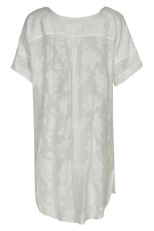 FINE TUNIC 15087 020 Off White 020 Women IN FRONT DRESSES