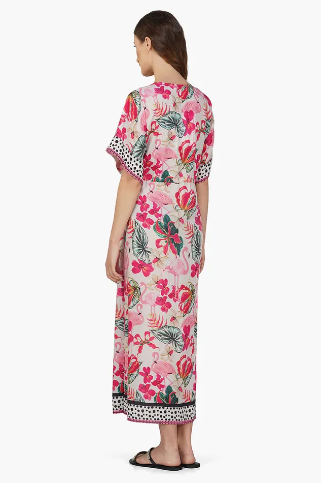 Flamingo Paradise Printed Dress Flamingo Paradise Printed Dress