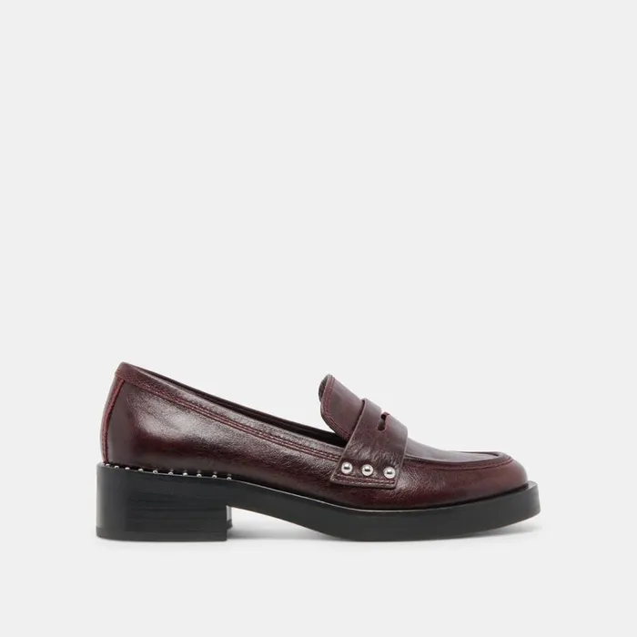 Flats and Loafers Women Dolce Vita Aliane Loafers Mulberry Leather