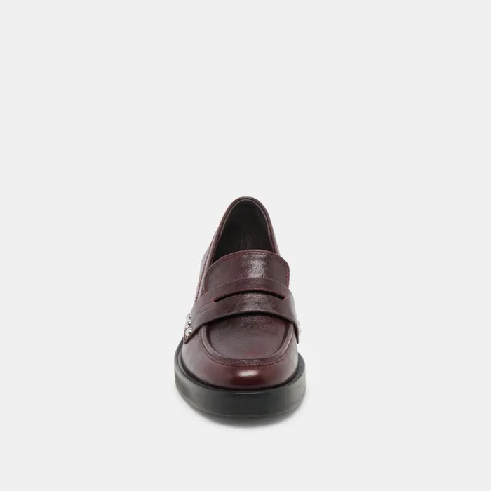 Flats and Loafers Women Dolce Vita Aliane Loafers Mulberry Leather