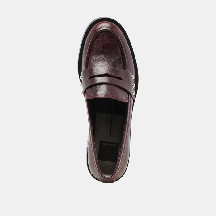 Flats and Loafers Women Dolce Vita Aliane Loafers Mulberry Leather
