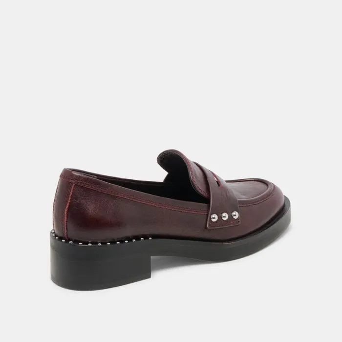 Flats and Loafers Women Dolce Vita Aliane Loafers Mulberry Leather