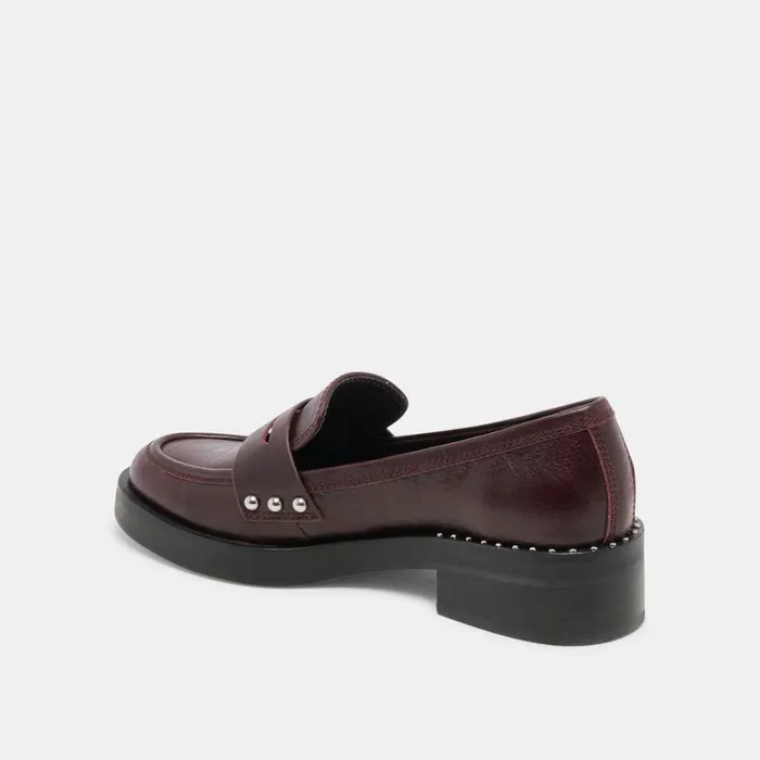 Flats and Loafers Women Dolce Vita Aliane Loafers Mulberry Leather