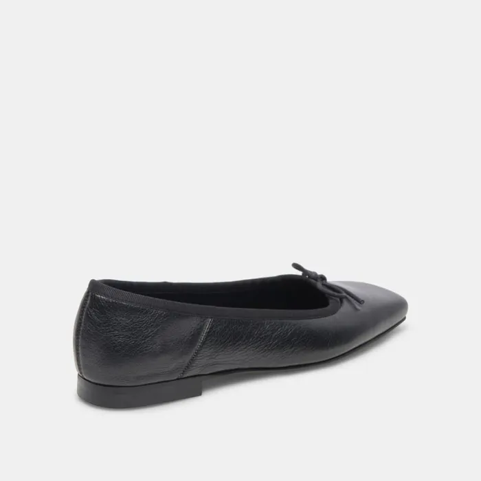 Flats and Loafers Women Dolce Vita Anisa Wide Ballet Flats Black Leather