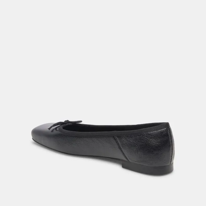 Flats and Loafers Women Dolce Vita Anisa Wide Ballet Flats Black Leather