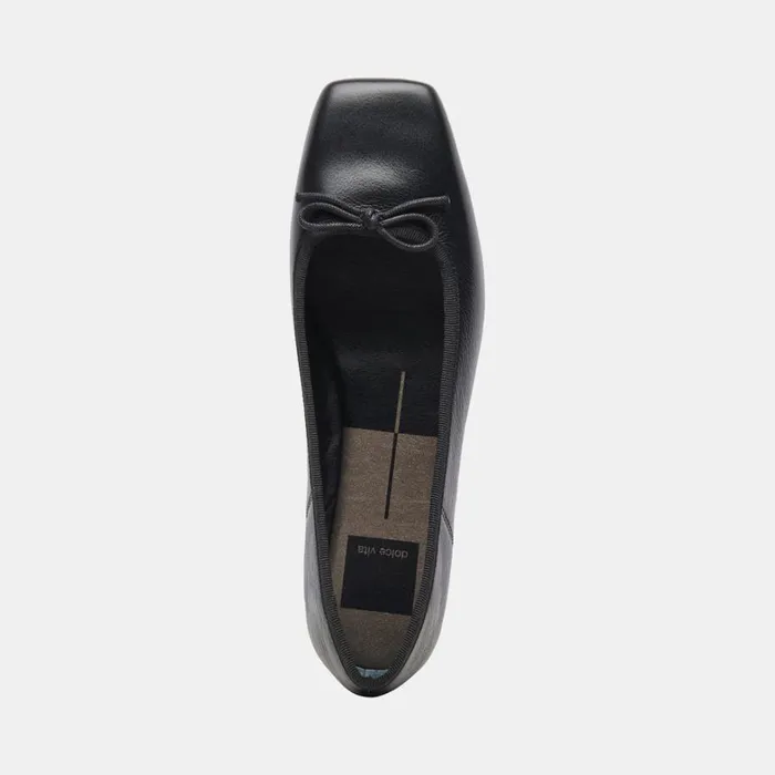 Flats and Loafers Women Dolce Vita Anisa Wide Ballet Flats Black Leather