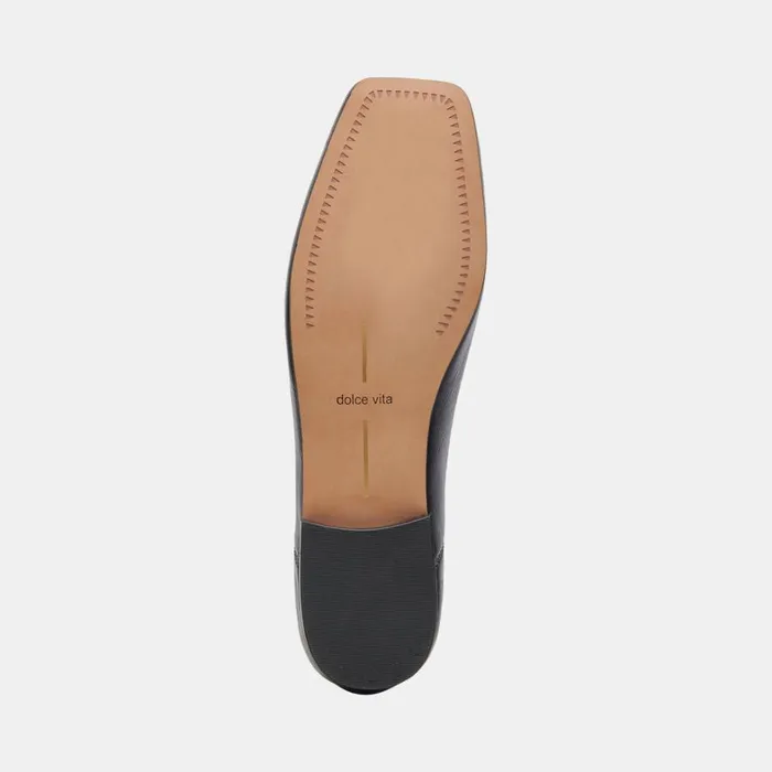 Flats and Loafers Women Dolce Vita Anisa Wide Ballet Flats Black Leather