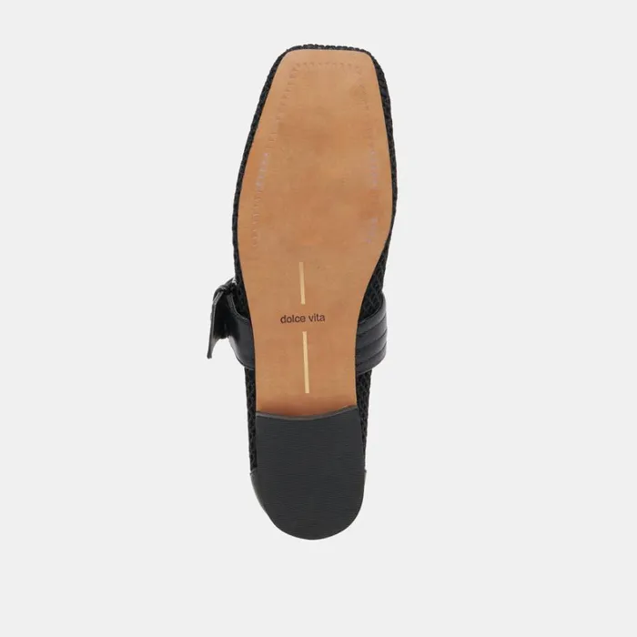 Flats and Loafers Women Dolce Vita Arora Ballet Flats Onyx Woven Mesh