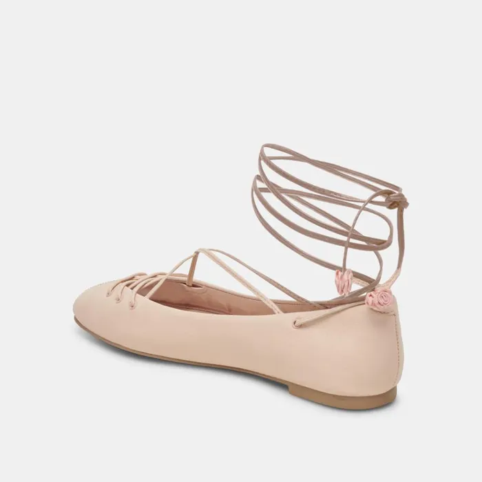 Flats and Loafers Women Dolce Vita Beate Ballet Flats Light Pink Leather