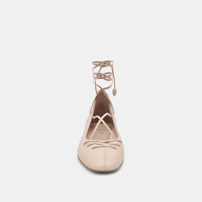 Flats and Loafers Women Dolce Vita Beate Ballet Flats Light Pink Leather