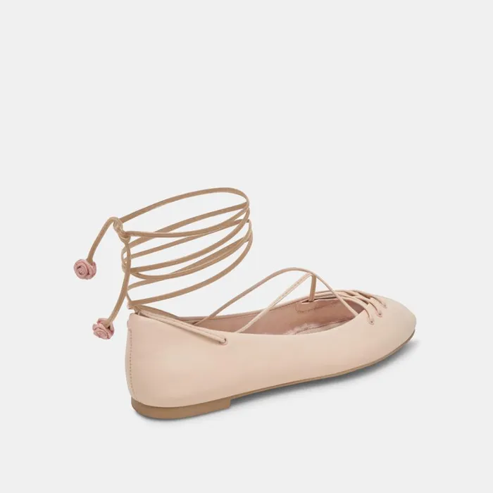 Flats and Loafers Women Dolce Vita Beate Ballet Flats Light Pink Leather