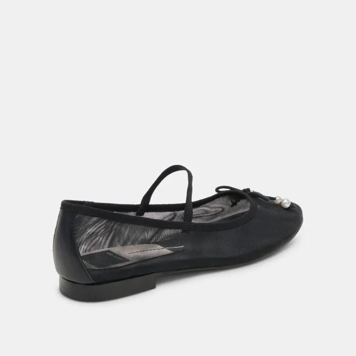 Flats and Loafers Women Dolce Vita Cadel Ballet Flats Black Pearls