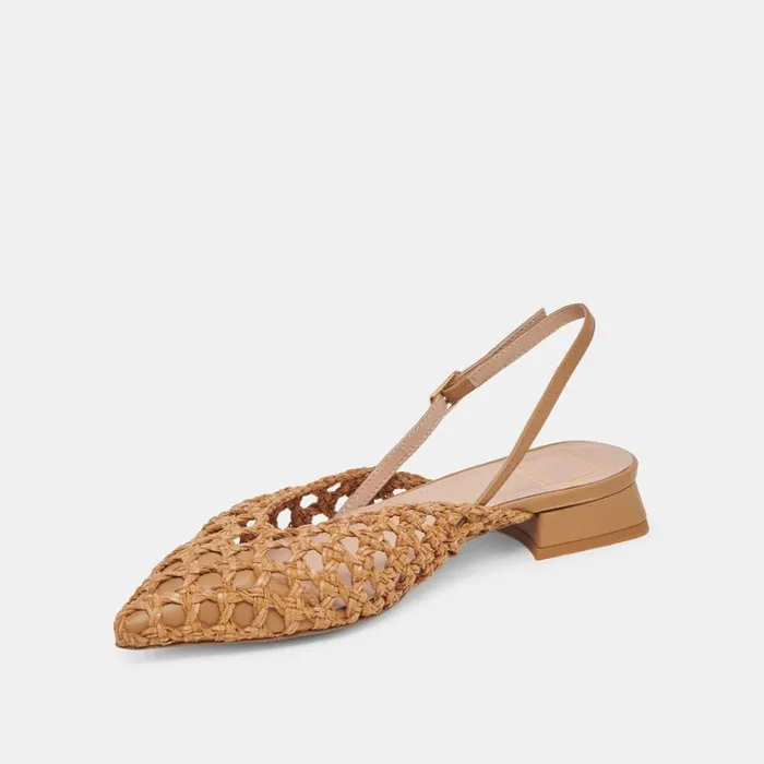 Flats and Loafers Women Dolce Vita Cyndi Flats Natural Woven