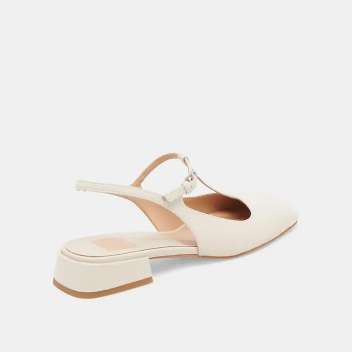 Flats and Loafers Women Dolce Vita Deidra Flats Cream Leather