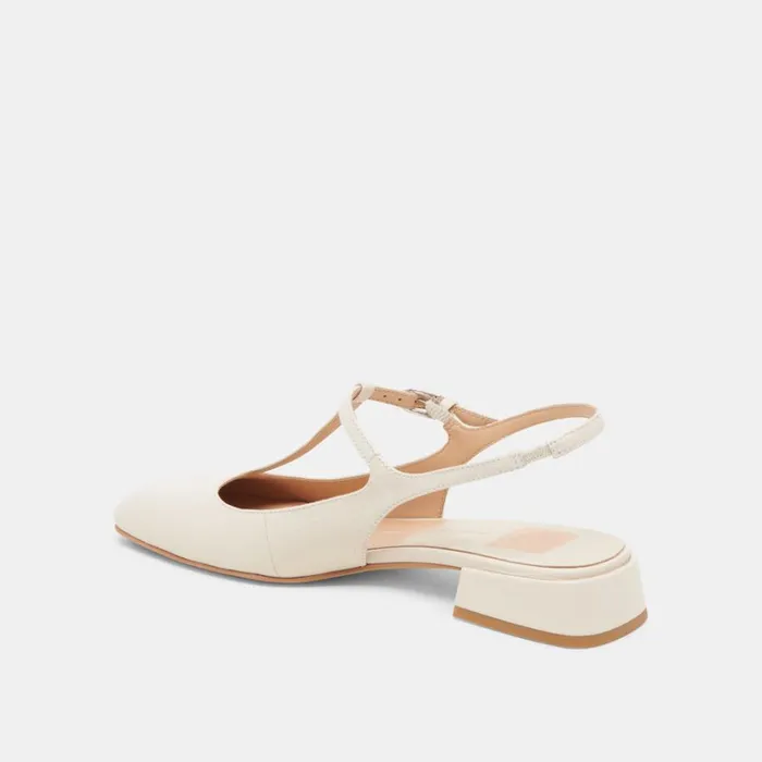 Flats and Loafers Women Dolce Vita Deidra Flats Cream Leather