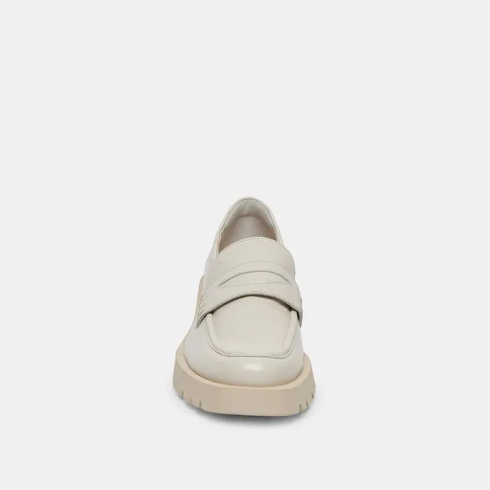 Flats and Loafers Women Dolce Vita Elias Flats Off White Crinkle Patent