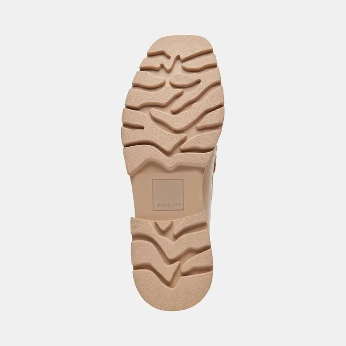 Flats and Loafers Women Dolce Vita Elias Flats Sesame Crinkle Patent