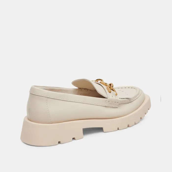 Flats and Loafers Women Dolce Vita Erna Wide Flats Ivory Leather