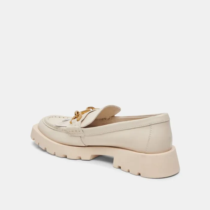 Flats and Loafers Women Dolce Vita Erna Wide Flats Ivory Leather