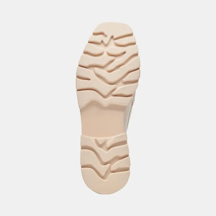Flats and Loafers Women Dolce Vita Erna Wide Flats Ivory Leather
