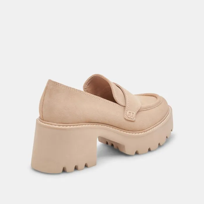 Flats and Loafers Women Dolce Vita Halona Loafers Dune Suede