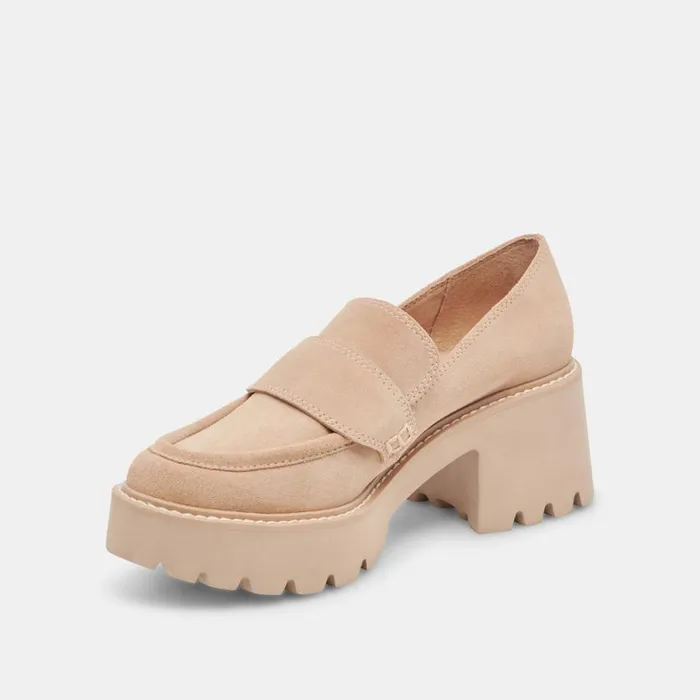 Flats and Loafers Women Dolce Vita Halona Loafers Dune Suede