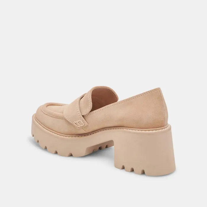 Flats and Loafers Women Dolce Vita Halona Loafers Dune Suede