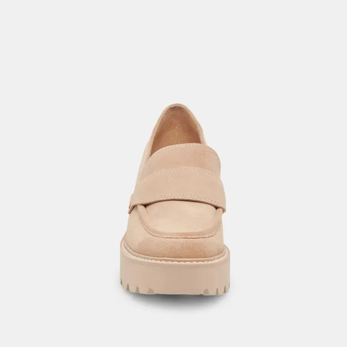 Flats and Loafers Women Dolce Vita Halona Loafers Dune Suede