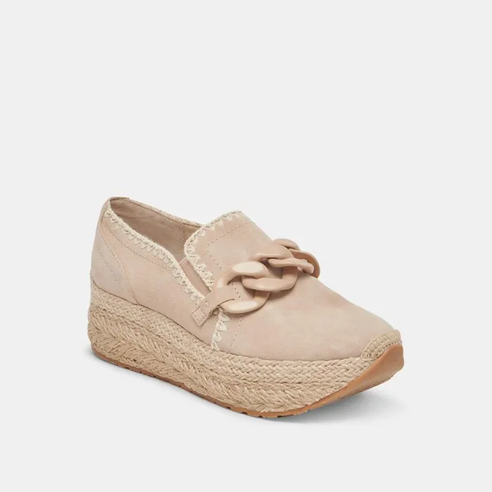 Flats and Loafers Women Dolce Vita Jhenee Espadrille Sneakers Dune Suede