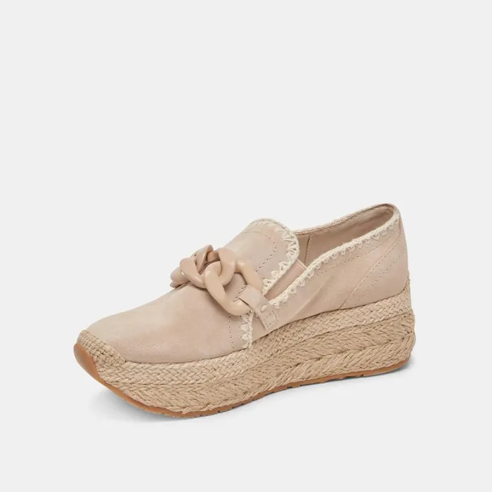 Flats and Loafers Women Dolce Vita Jhenee Espadrille Sneakers Dune Suede