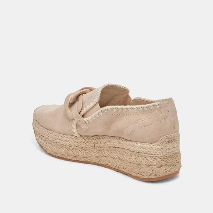 Flats and Loafers Women Dolce Vita Jhenee Espadrille Sneakers Dune Suede