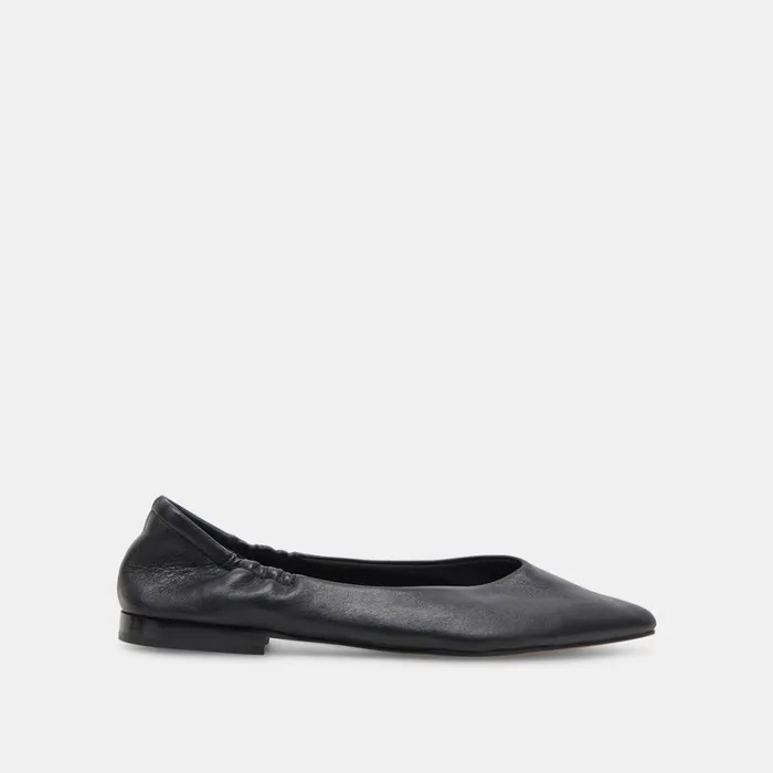Flats and Loafers Women Dolce Vita Nadav Ballet Flats Black Leather