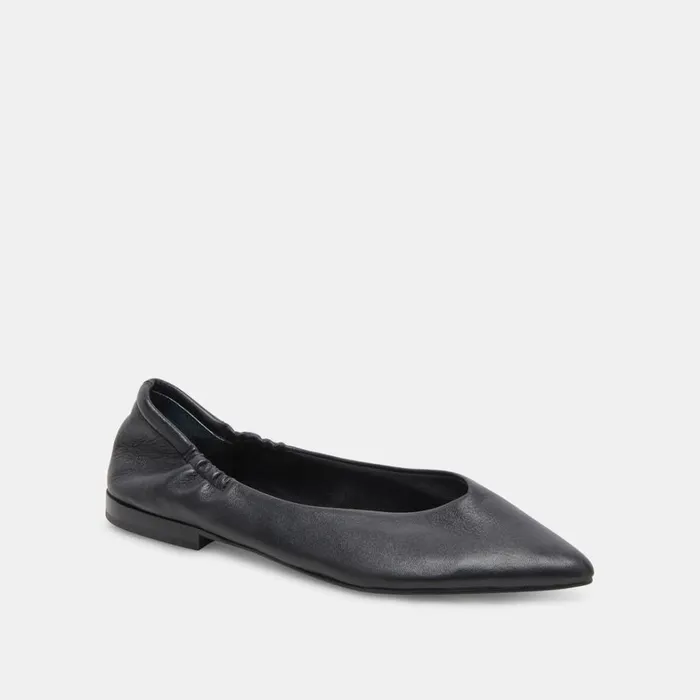 Flats and Loafers Women Dolce Vita Nadav Ballet Flats Black Leather