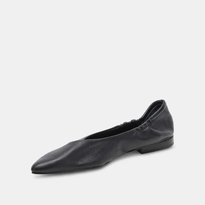 Flats and Loafers Women Dolce Vita Nadav Ballet Flats Black Leather