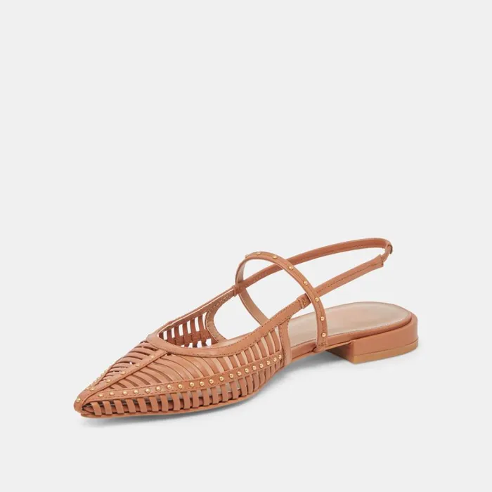 Flats and Loafers Women Dolce Vita Phinly Flats Saddle Leather