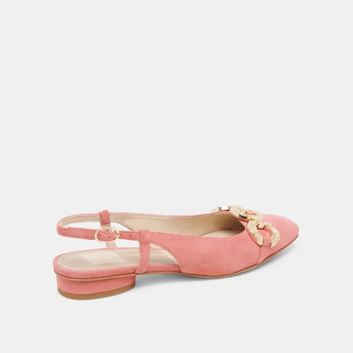 Flats and Loafers Women Dolce Vita Ramano Flats Coral Suede