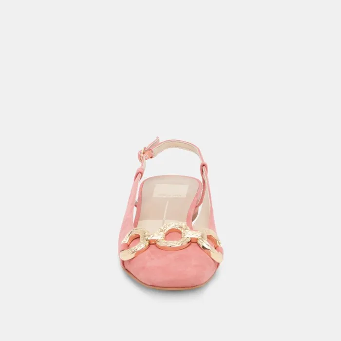 Flats and Loafers Women Dolce Vita Ramano Flats Coral Suede
