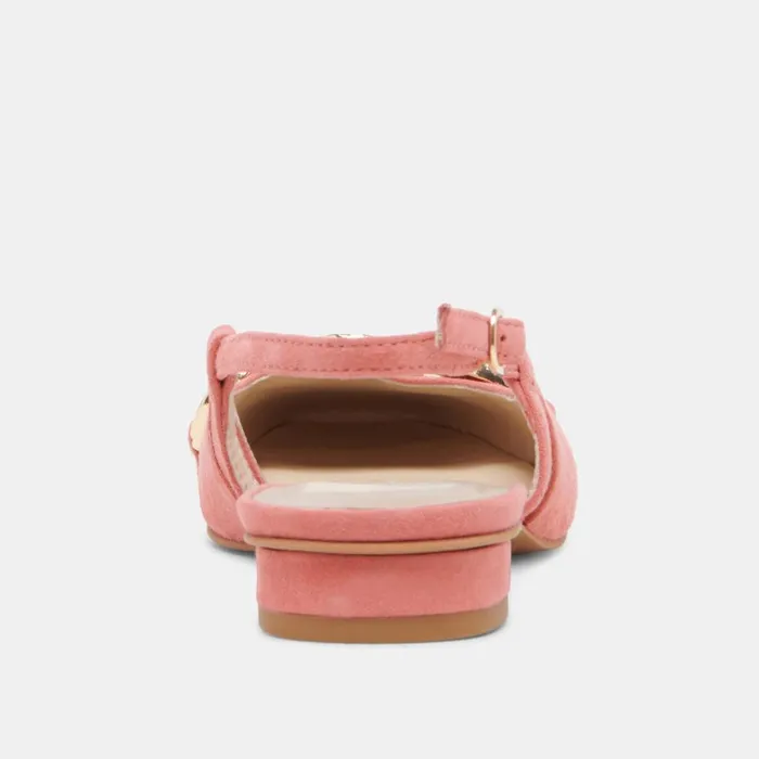 Flats and Loafers Women Dolce Vita Ramano Flats Coral Suede