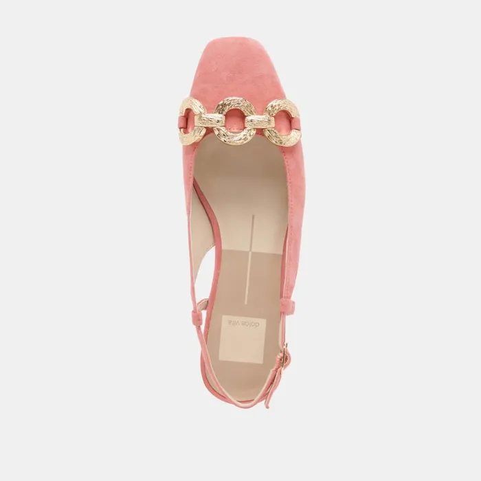 Flats and Loafers Women Dolce Vita Ramano Flats Coral Suede