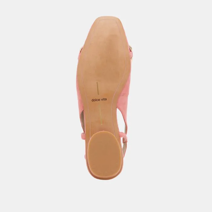Flats and Loafers Women Dolce Vita Ramano Flats Coral Suede