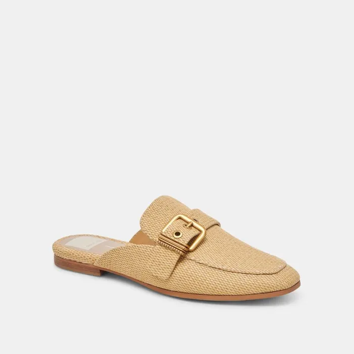 Flats and Loafers Women Dolce Vita Santel Flats Honey Raffia