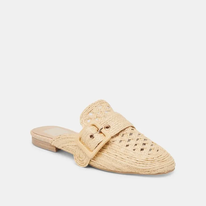 Flats and Loafers Women Dolce Vita Sianna Flats Natural Raffia