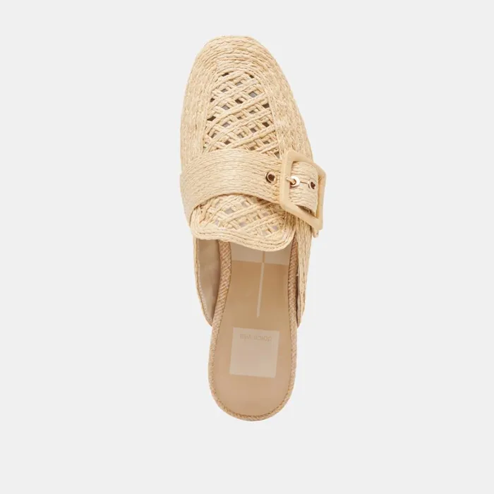 Flats and Loafers Women Dolce Vita Sianna Flats Natural Raffia