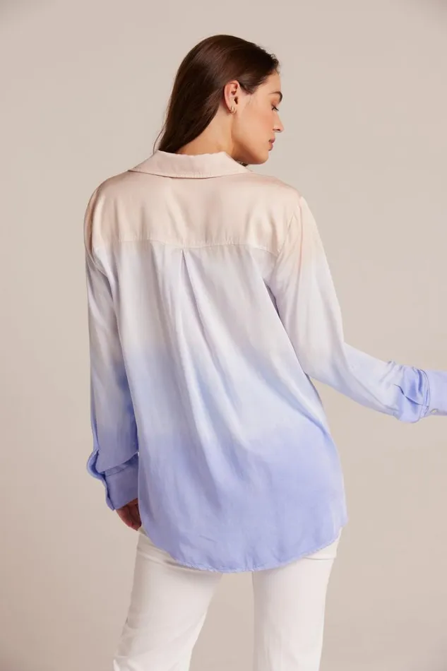 Flowy Button Down 8211 Sunrise Ombre Dye Women Bella Dahl Long Sleeve